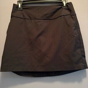 adidas Skort Womens Size S Black Athletic Skirt Built-In Shorts Pockets